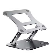 Aluminum Adjustable Laptop Stand – Portable & Ergonomic
